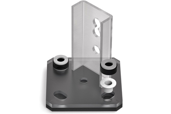 Mefa: Schallschutz-Set für Halter 45 I/q.