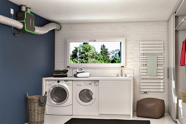 Exhausto by Aldes: Abluftanlage EasyHome PureAIR Compact.