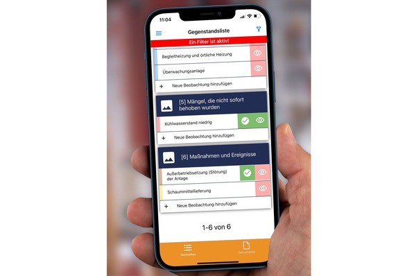 VdS Schadenverhütung: Elektronisches Betriebsbuch für Wasserlöschanlagen.