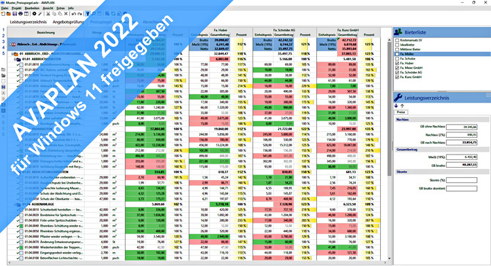 Avaplan Version 2022.