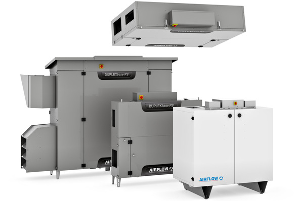 Airflow: Lüftungsgeräteserie Duplexbase.