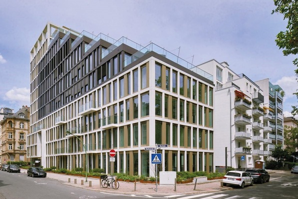 Bürogebäude Morrow im Westend von Frankfurt.