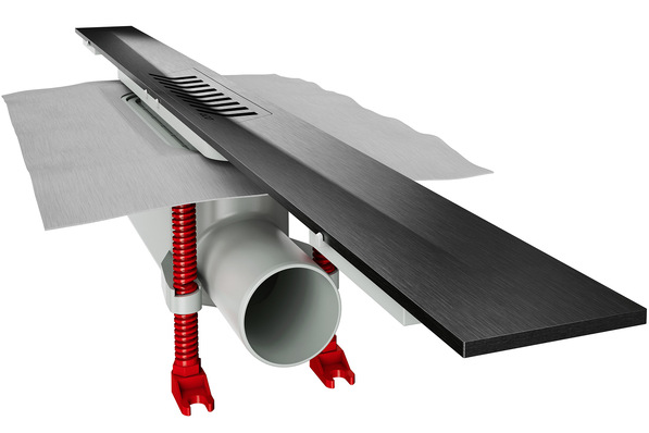 ACO Haustechnik: Modularer Duschrinnen-Baukasten ACO ShowerDrain S+.