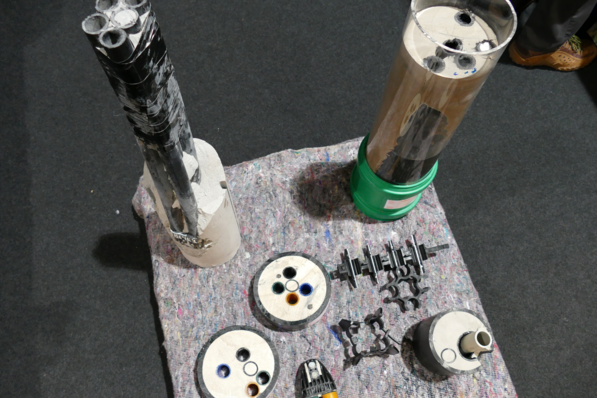 Bild 1 Das Thema Qualitätssicherung am Bohrloch zieht sich wie ein roter Faden durch die Historie der oberflächennahen Geothermie, hier Abbildungen von der GeoTherm 2016.