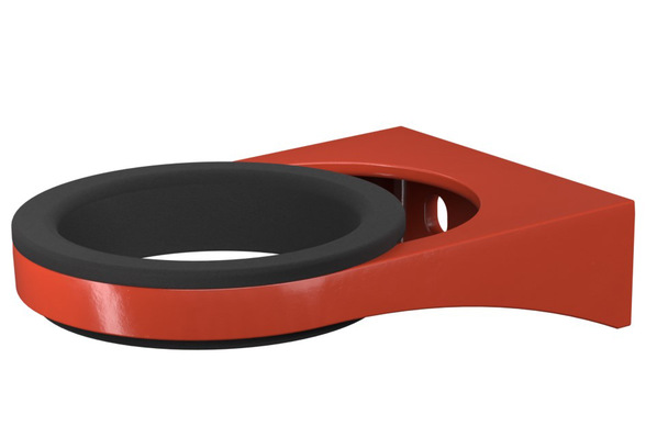 Düker: Ringkonsole für Fallrohre aus Guss.