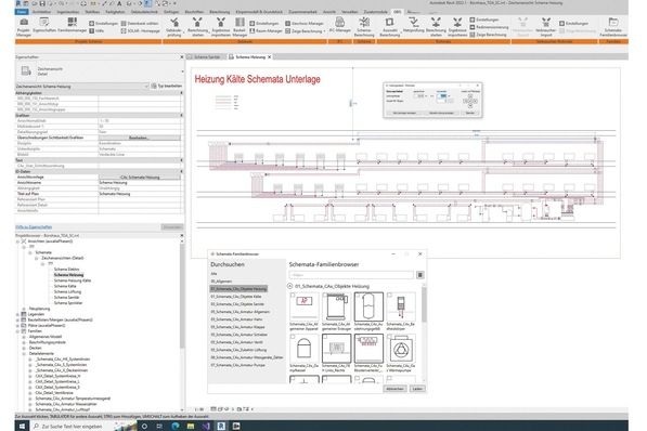 Solar-Computer-Modul Schema für Revit.