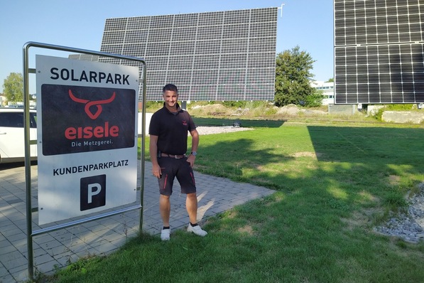 Bild 1 Das Energiesystem der Metzgerei Eisele besteht aktuell aus drei Photovoltaik-Anlagen mit insgesamt 115 kWp, einem BHKW, einem Elektroauto, Ladesäulen und zwei Speichern mit Pacadu-Technologie.