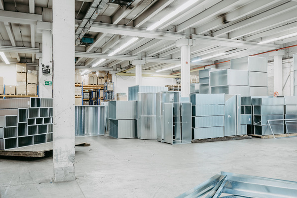 Kanal-Fertigung bei BerlinerLuft. Technik.