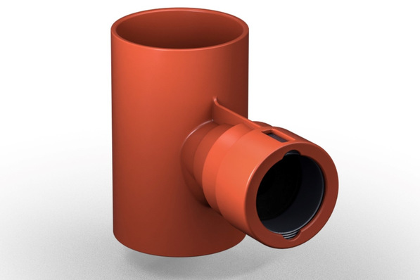 Düker: Brandschutzabzweig BSA.