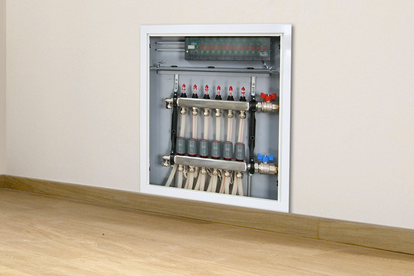 Roth: Heizkreisverteiler aus Edelstahl.