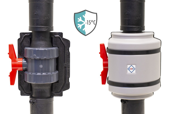 GWK Kuhlmann: ES-Box Cool für Mefco PVC-Kugelhähne BN und BD.