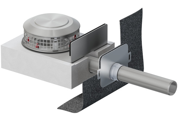 ACO Haustechnik: Attikaablauf Spin / Jet.