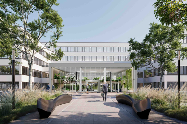 Ansicht des Büroobjekts Heads.