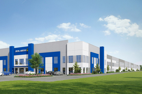 Ziehl-Abegg-Neubau in den USA.