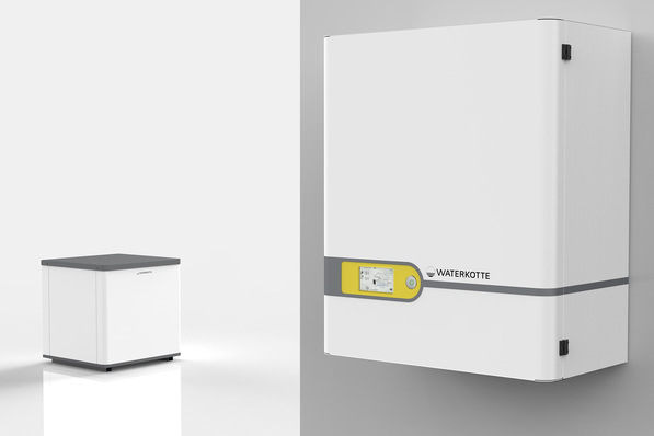 Waterkotte: Geothermie-Wärmepumpe EcoTouch Geo Cube.
