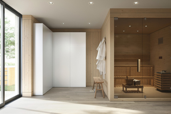 Viessmann: Die Heiz-, Kühl- und Lüftungslösung Invisible macht aus dem typischen Haustechnikraum einen zusätzlich nutzbaren Wohnraum.