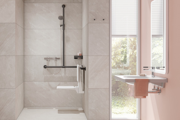 Hewi: Magnetbrausehalter.