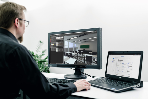 Bild 1 Die Lichtplanung am PC ermöglicht eine wirtschaftlichere Planung natürlicher oder künstlicher Beleuchtung und gibt mehr Planungssicherheit.