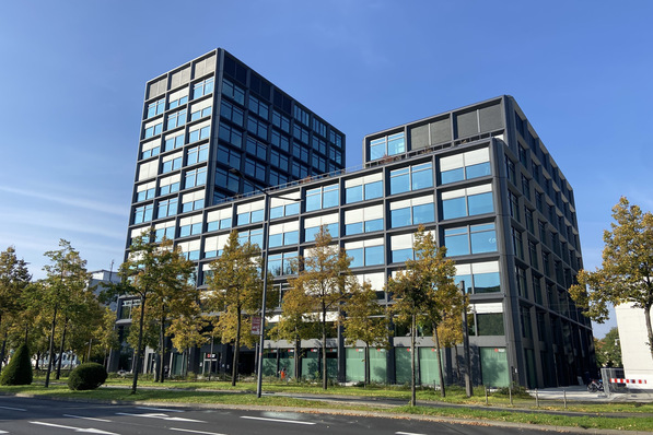 Die neue Firmenzentrale von SachsenEnergie in Dresden.