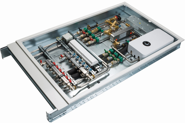 Taconova: Wohnungsstation TacoTherm Dual Piko Smart Hybrid.