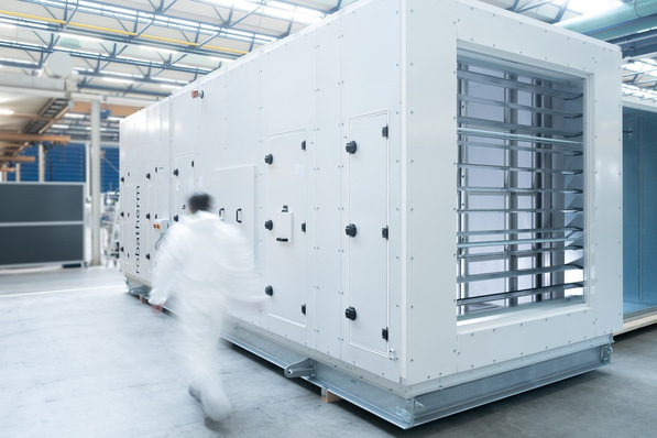 robatherm: RLT-Gerät, das auch im realen Betrieb die Dichtheitsklasse L1 erreicht.