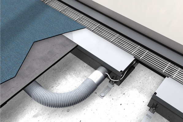 Kiefer Klimatechnik: Bodenluftdurchlass Indulfloor.