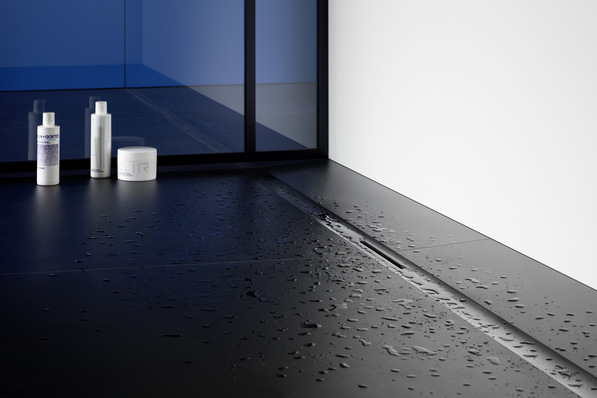 Dallmer: CeraFloor Select Duo in Schwarz.