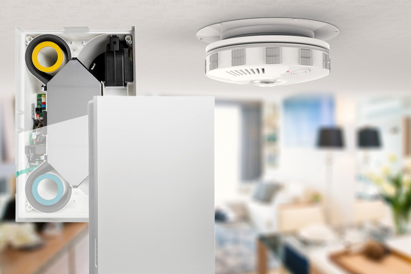 Meltem: Mit einer zusätzlichen Platine lassen sich M-WRG-II-Lüftungsgeräte über ein externes Signal abschalten.