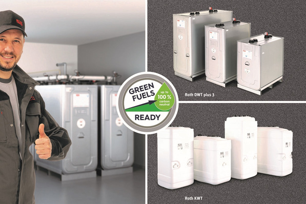 Roth: Green-Fuels-ready-Heizöltanks.