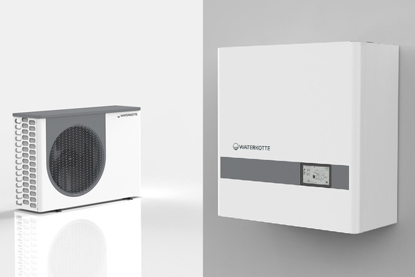 Waterkotte: Luft/Wasser-Wärmepumpe Basic Line Air Bloc.