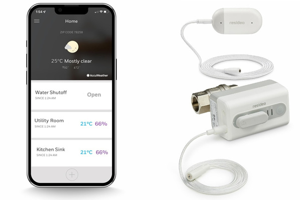 Resideo: Wasserleckage-System der L-Serie.