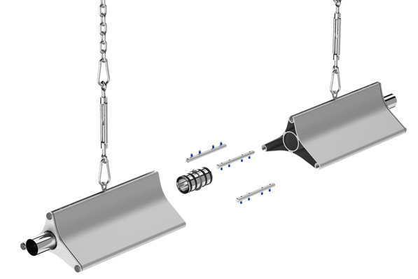 Das „Cross“-Programm ist nach einem ganz einfachen Baukasten-Prinzip aufgebaut. Die eigenentwickelte Verbindungstechnik ermöglicht eine einfache und schnelle Montage. Zudem ist so für ein Höchstmaß an Flexibilität gesorgt, auch noch auf der Baustelle.