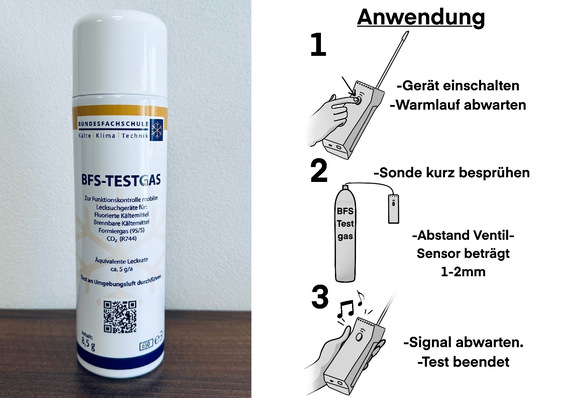  BFS: Testgas für mobile Lecksuchgeräte.