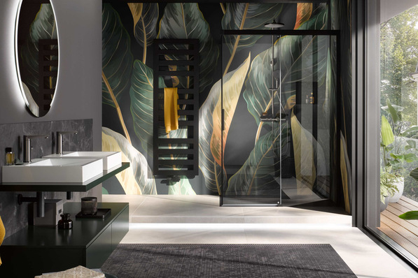 HSK: Schiebetür Walk In Atelier Plan.