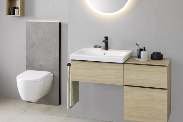 Geberit: Sanitärmodul Monolith Plus.