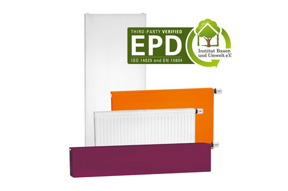 Kermi hat für seine Heizkörper die EPD-Verifizierung erhalten.