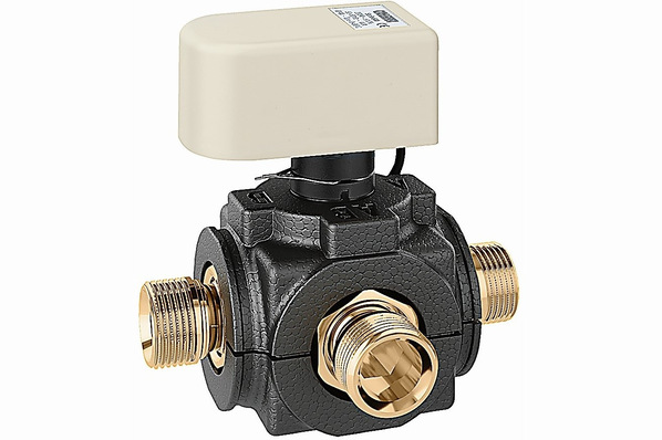 Caleffi: 3-Wege-Kugelumschaltventil der Serie 6445.