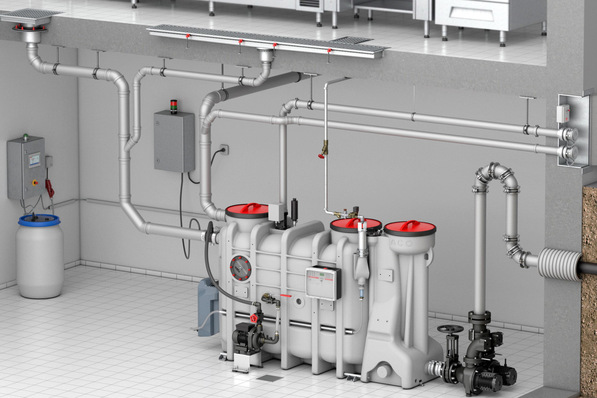 ACO Haustechnik: ACO-Pipe-Installation.