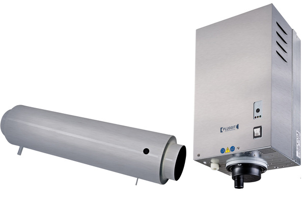  Pluggit: Befeuchtungsstrecke und Luftbefeuchter AeroFresh Plus.