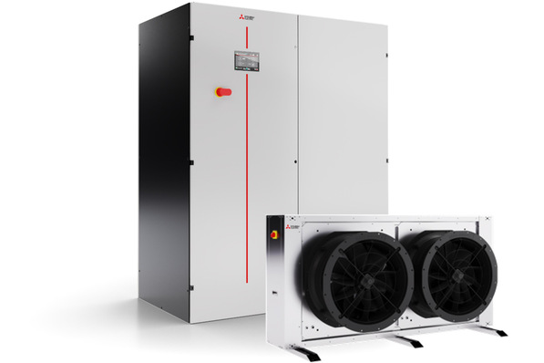  Mitsubishi Electric: x-Mext-Klimaschrank und Verflüssiger.