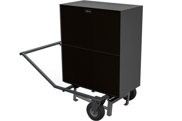  Viessmann Climate Solutions: Transport- und Aufstellhilfe für die neue Vitocal-Wärmepumpen-Generation.