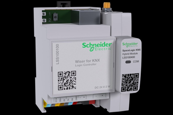  Schneider Electric: SpaceLogic KNX Hybrid Modul.