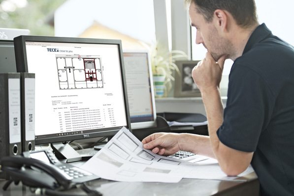  Tece: Online-Software Tecesmartwall zur Planung von Teceprofil-Installationswänden.