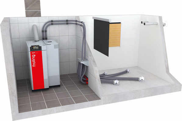  Fröling: SP Dual mit Pellet-Saugsystem RS4.