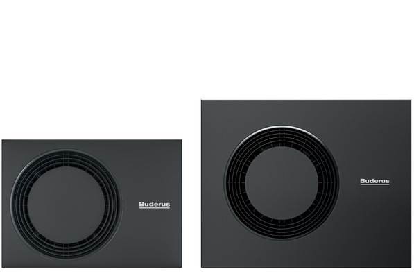  Buderus: Außeneinheiten für Hybridsysteme WLW-4/5/7 MB A H und WLW-10/12 MB A H.