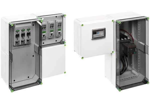 Spelsberg: Wechselrichter-Sammler GWS und AC-Netz- und Anlagenschutz GNA.