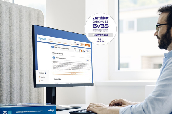 Hager: Hagerplan 2.1 hat eine GAEB-Zertifizierung DA XML 3.3.