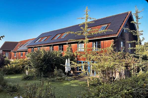 Reihenhaus-Ensemble mit 10 Parteien in Osnabrück, Baujahr 1997.