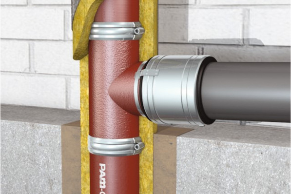 Saint-Gobain PAM Building: PAM-Global SVB-Brandschutzverbinder.