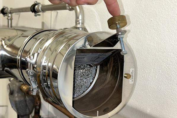 Raab: Zugbegrenzer Z 150 mit Filteraufsatz.